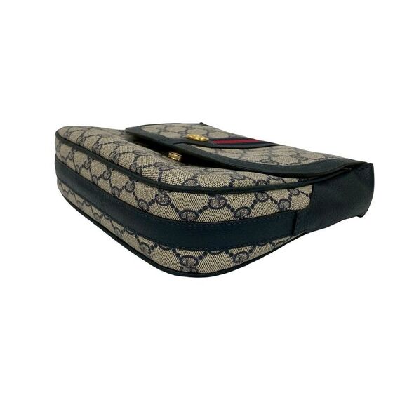 Gucci Old Gucci GG Logo Leather Shoulder Bag - Picture 10 of 10